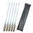 14-Inch Stainless Steel BBQ Skewers with Wooden Handle, Flat Kebab Sticks Set