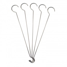  Heavy Duty S Hook Stainless Steel Hanging Hooks for Kitchenware, Utensils, Bird Feeder, Plan-16 inch