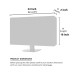 Nonwoven Cover Compatible with iMac 24 Inch, Dust Cover with Pockets