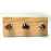 Wall-Mounted Wooden Clothes Hanger for Entryways, Bedrooms & Bathrooms