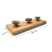 Wall-Mounted Wooden Clothes Hanger for Entryways, Bedrooms & Bathrooms