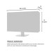 Dust Proof Cover Compatible for Dell 27-inch Monitor, Nonwoven
