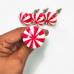 Fancy Resin Knobs for Wardrobe & Drawers – Pack of 4 (White & Red)