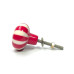 Fancy Resin Knobs for Wardrobe & Drawers – Pack of 4 (White & Red)