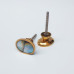 MOP Brass Knobs – Vintage Gold Decorative Cabinet & Drawer Pulls (Set of 4)