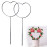 Rust-Free Heart Stainless Steel Garden Trellis for Climbing Plants Support (Pack of 2)