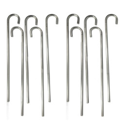8'' Heavy-Duty Stainless Steel Garden Stakes – R..