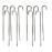 8'' Heavy-Duty Stainless Steel Garden Stakes – Rust-Free Pegs (10-Pack)