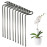 Stainless Steel Plant Support Stakes – 6 Inch Garden Stakes (Pack of 10)