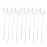 Stainless Steel Plant Support Stakes – 40cm Garden Stem Stand (Pack of 10)