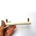 White Marble & Brass Cabinet Handles – Elegant Cupboard & Wardrobe Pulls