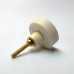 White Marble Brass Plated Dresser Knobs – Elegant Cabinet & Drawer Pulls