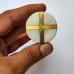 White Marble Brass Plated Dresser Knobs – Elegant Cabinet & Drawer Pulls
