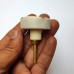 White Marble Brass Plated Dresser Knobs – Elegant Cabinet & Drawer Pulls