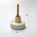White Marble Brass Plated Dresser Knobs – Elegant Cabinet & Drawer Pulls